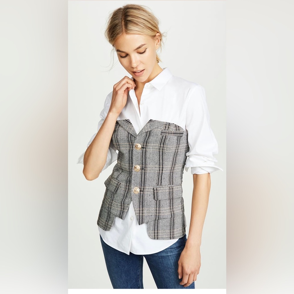 LAVEER Button Up Bustier